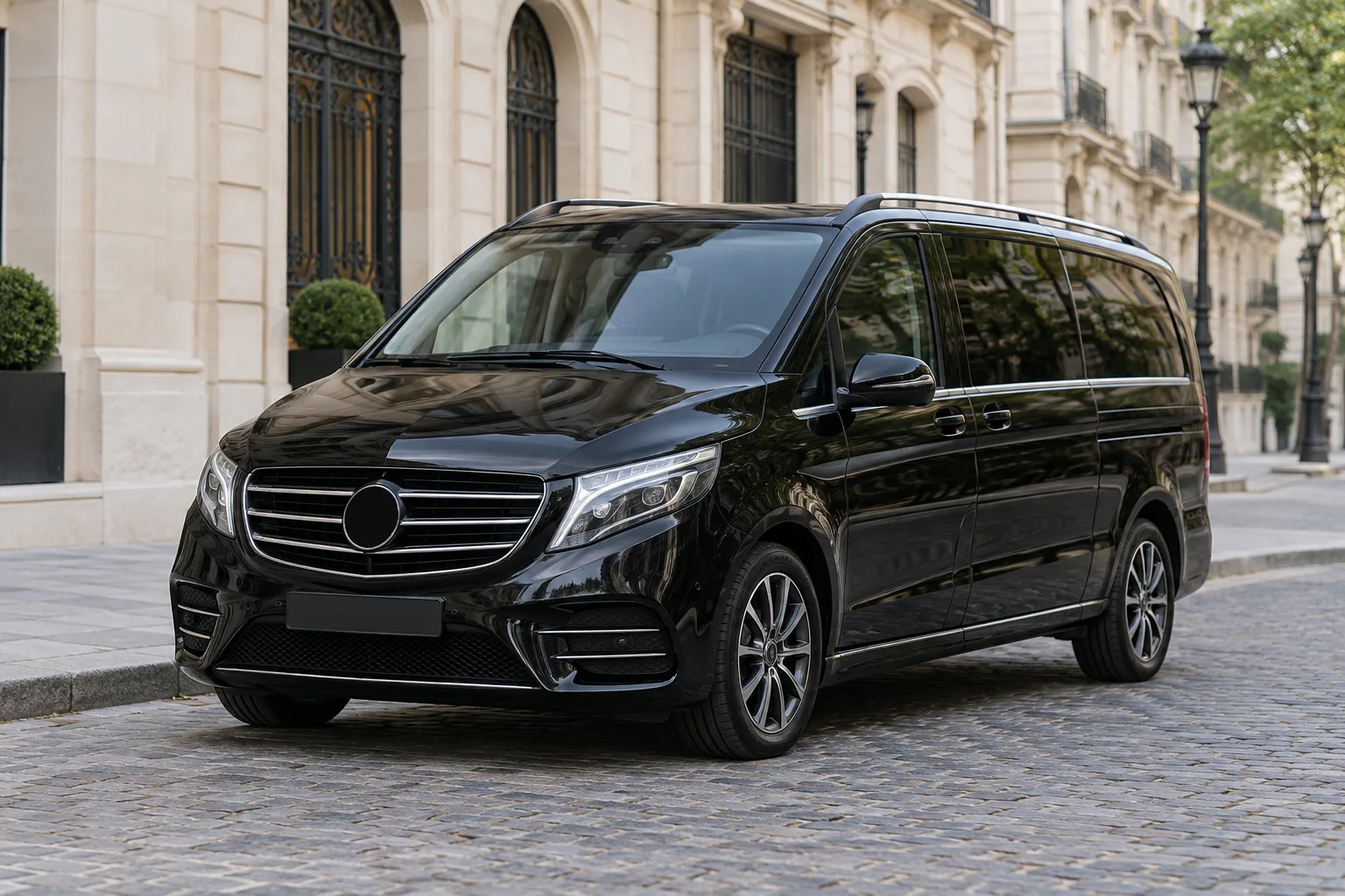 Black Mercedes V-Class